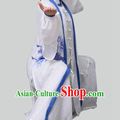 Top Chinese Traditional Competition Championship Tai Chi Taiji Teacher Clothes Suits Uniforms