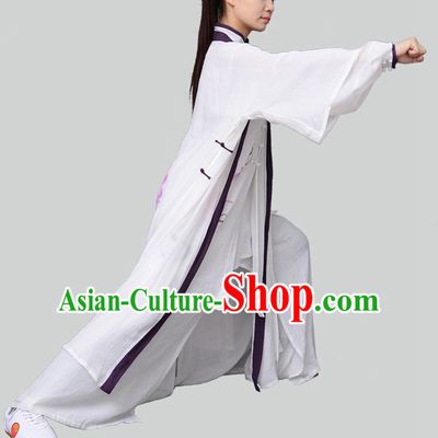 Top Chinese Traditional Competition Championship Tai Chi Taiji Teacher Clothes Suits Uniforms