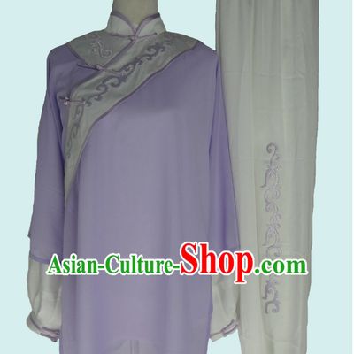 Top Chinese Traditional Competition Championship Tai Chi Taiji Clothing Three Pieces Suits Uniforms
