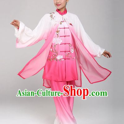 Top Chinese Traditional Martial Arts Tai Chi Kung Fu Gongfu Competition Championship Clothes Suits Uniforms
