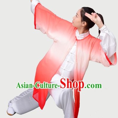 Top Chinese Traditional Competition Championship Tai Chi Taiji Clothing Three Pieces Suits Uniforms