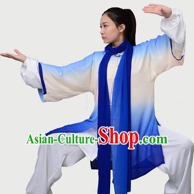 Top Chinese Traditional Competition Championship Tai Chi Taiji Clothing Three Pieces Suits Uniforms