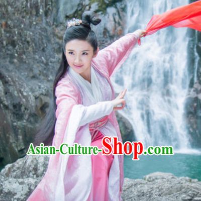 Traditional Chinese Swordswoman Dress Chinese Clothing Cloth China Attire Oriental Dresses for Women
