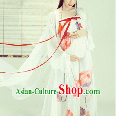 Traditional Chinese Pregant Lady Dress Chinese Hanfu Clothing Cloth China Attire Oriental Dresses Complete Set for Women