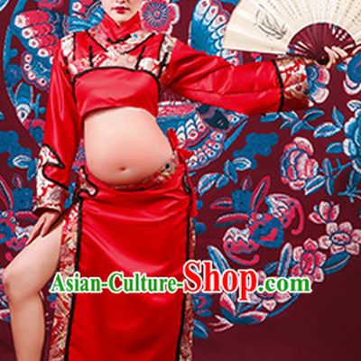 Traditional Chinese Pregant Lady Dress Chinese Hanfu Clothing Cloth China Attire Oriental Dresses Complete Set for Ladies