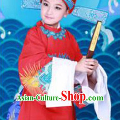 Traditional Chinese Han Dynasty Bridegroom Costumes Dress Chinese Hanfu Clothing Cloth China Attire Oriental Dresses Complete Set for Kids