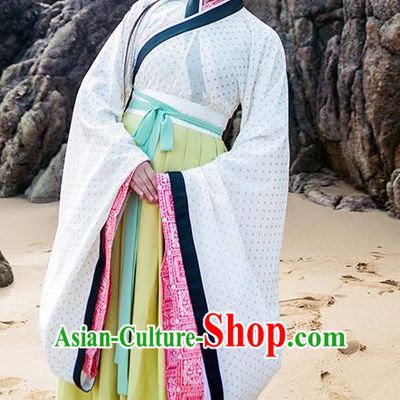 Traditional Chinese Han Dynasty Lady Dress Chinese Hanfu Clothing Cloth China Attire Oriental Dresses Complete Set for Women