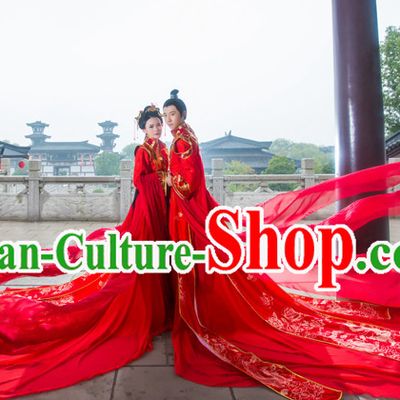 Traditional Chinese Wedding Dress Chinese Hanfu Clothing Cloth China Attire Oriental Dresses Complete Set for Women