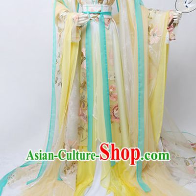 Traditional Chinese Imperial Royal Court Dress Hanfu Clothing Classical Empress Costumes Complete Set for Women