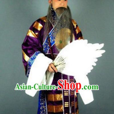 Chinese Beijing Opera Costumes Peking Opera Taoist Costume Complete Set for Men