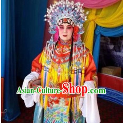Chinese Beijing Opera Costumes Peking Opera Superheroine Costume Complete Set for Women