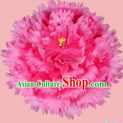 Rose Traditional Dance Peony Umbrella Props Flower Umbrellas Dancing Prop Decorations for Kids Children Girls Boys