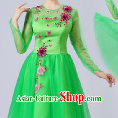 Chinese Dance costume Dance Classes Uniforms Folk Dance Traditional Cultural Dance Costumes Complete Set