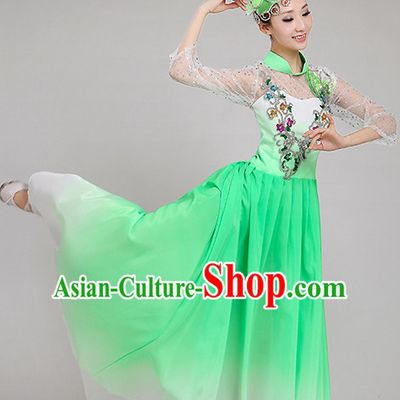 Chinese Dance costume Dance Classes Uniforms Folk Dance Traditional Cultural Dance Costumes Complete Set