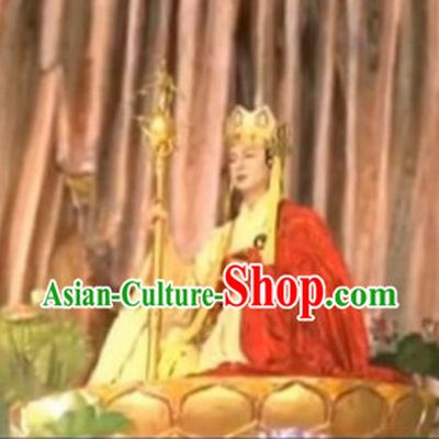 The Di Zhang Budda Costume and Hat Complete Set
