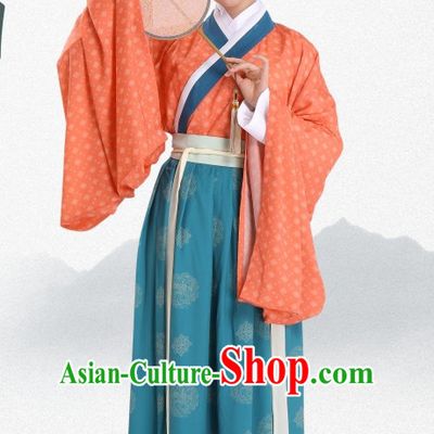 Chinese Traditional Clothing Hanfu Dresses Complete Set for Women