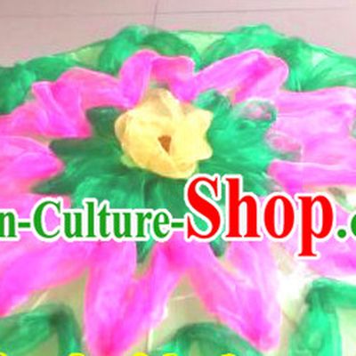 Traditional Dance Props Flower Umbrella Yangge Dancing Prop Folk Decorations for Men Women Adults Kids Children