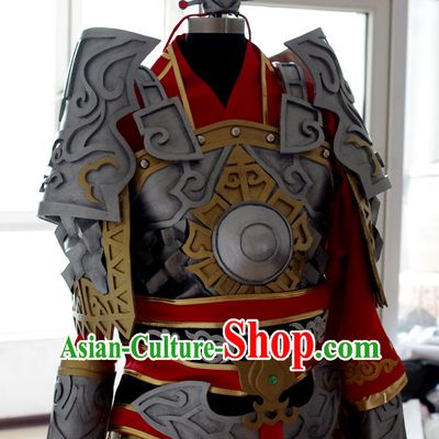 Top China Knight Male Costume Cosplay Armor Archer Costume Avatar Costumes Wonderflex Knight Armorsuit Leather Metal Fantasy Armoury and Hair Decortaions Complete Set