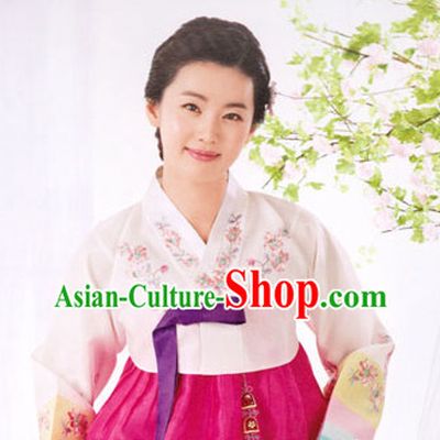 South Korean Embroidered Clothing Traditional Korean Dress Traditional National Costume