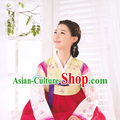 South Korean Embroidered Clothing Traditional Korean Dress Traditional National Costume