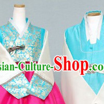 South Korean Style Couple Embroidered Clothing Traditional Korean Dress Traditional National Costume