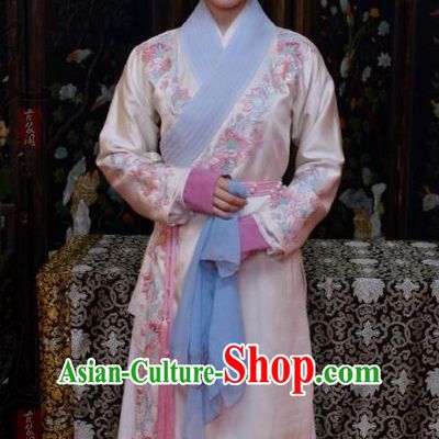 Han Dynasty Chinese Imperial Palace Lady Garment and Hair Jewelry Complete Set for Women