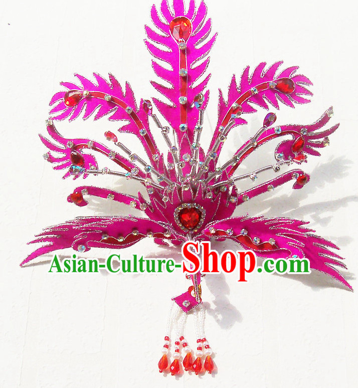 Chinese Ancient Opera Style Phoenix Hairpin Headwear Hair Accessories for Women