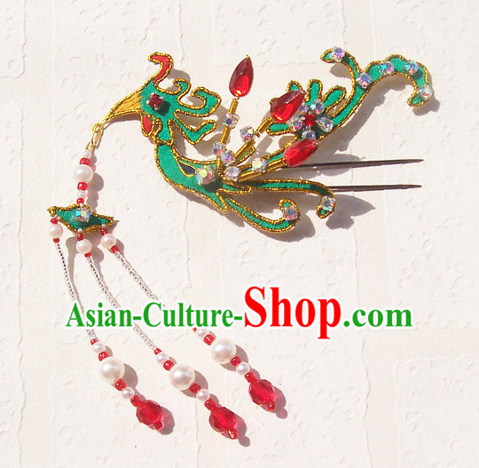 Chinese Ancient Opera Style Phoenix Hairpin Headwear Hair Accessories for Women