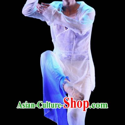 Chinese Mandarin Style Classical Dancing Costumes Complete Set for Men