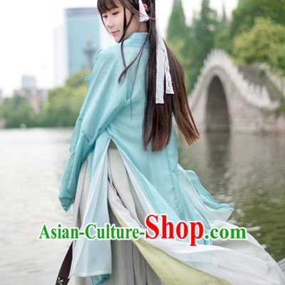 Traditional Chinese Ancient Dynasty Hanfu Suits Clothes Dresses Skirt and Hair Jewelry Complete Set for Women