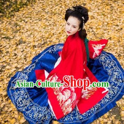 Traditional Chinese Ancient Ming Dynasty Princess Clothing Garments Suits Dresses Complete Set for Women