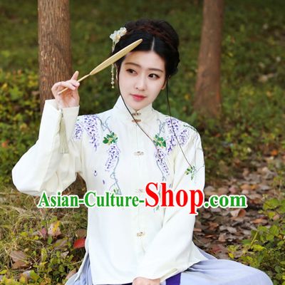 Traditional Chinese Ancient Ming Dynasty Princess Clothing Garments Suits Dresses Complete Set for Women