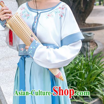Hanfu Clothing Custom Traditional Chinese Hanfu Dreses Han Clothing Hanzhuang Historical Dress and Accessories Complete Set