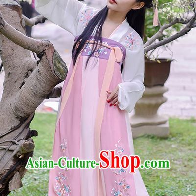 Hanfu Clothing Custom Traditional Chinese Hanfu Dreses Han Clothing Hanzhuang Historical Dress and Accessories Complete Set