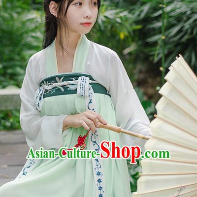 Hanfu Clothing Custom Traditional Chinese Hanfu Dreses Han Clothing Hanzhuang Historical Dress and Accessories Complete Set