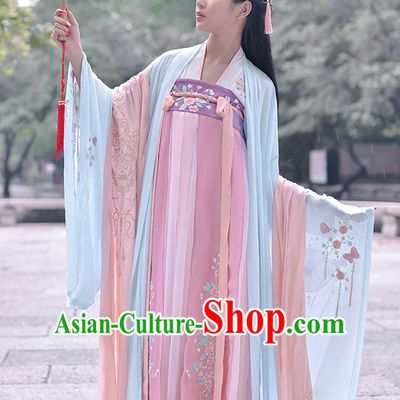 Hanfu Clothing Custom Traditional Chinese Hanfu Dreses Han Clothing Hanzhuang Historical Dress and Accessories Complete Set