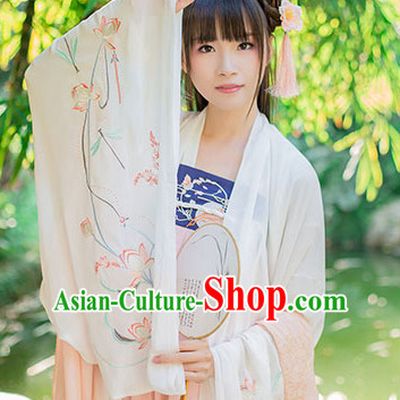 Hanfu Clothing Custom Traditional Chinese Hanfu Dreses Han Clothing Hanzhuang Historical Dress and Accessories Complete Set