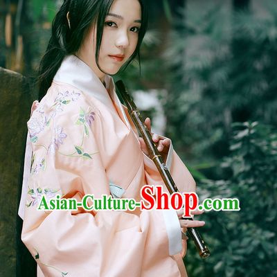 Traditional Chinese Ancient Ming Dynasty Costumes Clothing and Headgear Complete Set for Women
