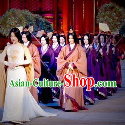 Giant Chinese Ancient Style Palace Imperial Peacock Parade Fan