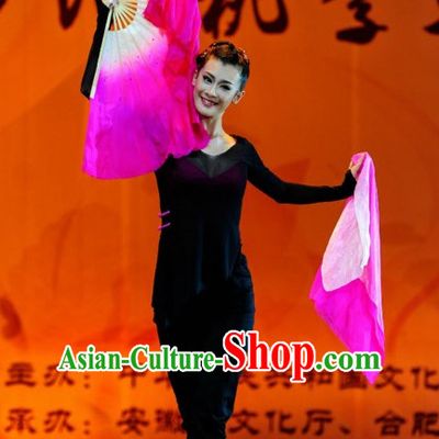Black Mandarin Chinese Traditional Dance Costume Folk Dancing Costumes Traditional Chinese Dance Costumes Asian Dance Costumes Complete Set for Women