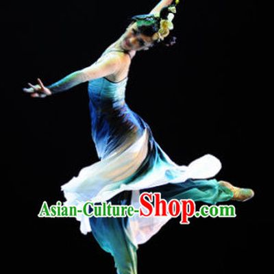 Chinese Classical Dance Costume Folk Dancing Costumes Traditional Chinese Dance Costumes Asian Dance Costumes Complete Set for Women