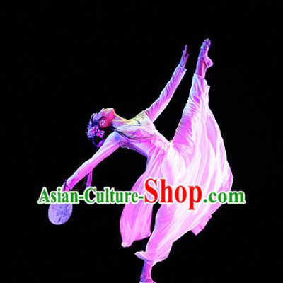 Chinese Classical Dance Costume Folk Dancing Costumes Traditional Chinese Dance Costumes Asian Dance Costumes Complete Set for Women