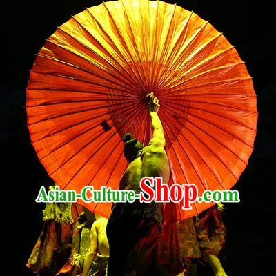Super Big Professional Stage Performance Red Umbrella