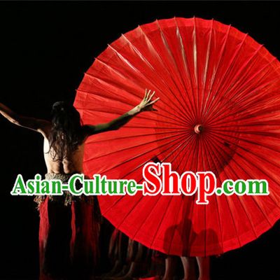 Super Big Professional Stage Performance Red Umbrella