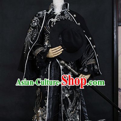 Ancient Chinese Style Emperor King Costumes Clothing for Men Boys