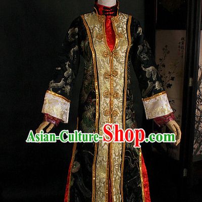 Ancient Chinese Style Emperor King Cosplay Garment Costumes Clothing for Men Boys
