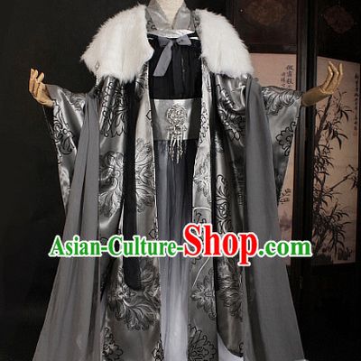 Ancient Chinese Style Emperor King Cosplay Garment Costumes Clothing for Men Boys