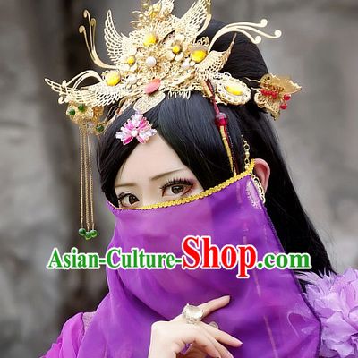 Chinese Ancient Style Mysterious Face Veil