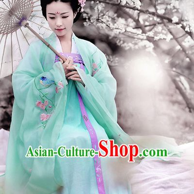 Hanfu Clothing Custom Traditional Chinese Hanfu Dreses Han Clothing Hanzhuang Historical Dress and Accessories Complete Set