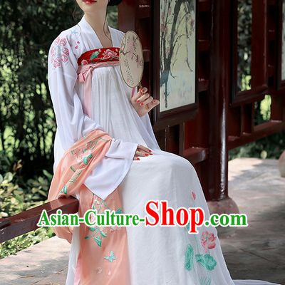 Hanfu Clothing Custom Traditional Chinese Hanfu Dreses Han Clothing Hanzhuang Historical Dress and Accessories Complete Set